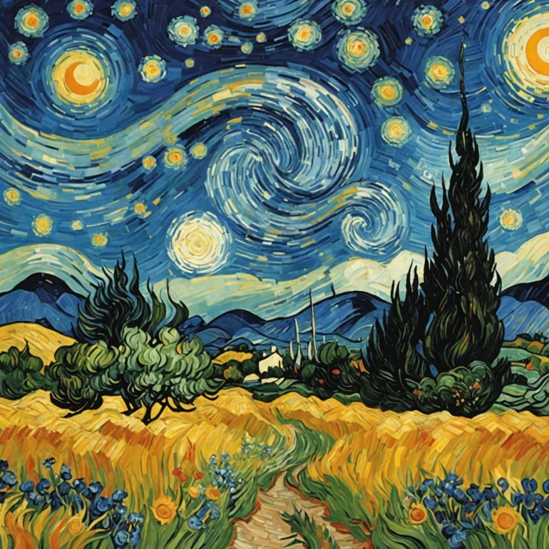 Как сделать фото в стиле Ван Гога: погружение в мир живописи через фотографию